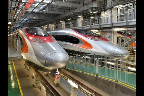 Passenger services on the Hong Kong section of the Guangzhou – Shenzhen – Hong Kong high speed line will begin on September 23.